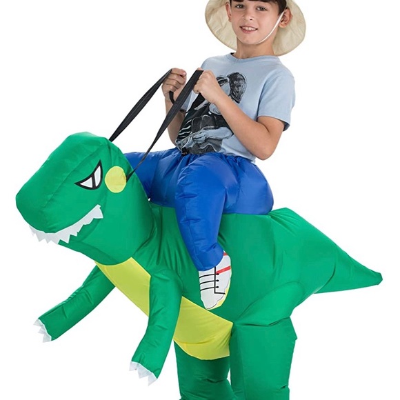 Other - Kids Inflatable Dinosaur Rider Costume